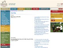 Tablet Screenshot of heifervietnam.org